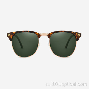 Квадратные солнцезащитные очки Clubmaster для женщин и мужчин